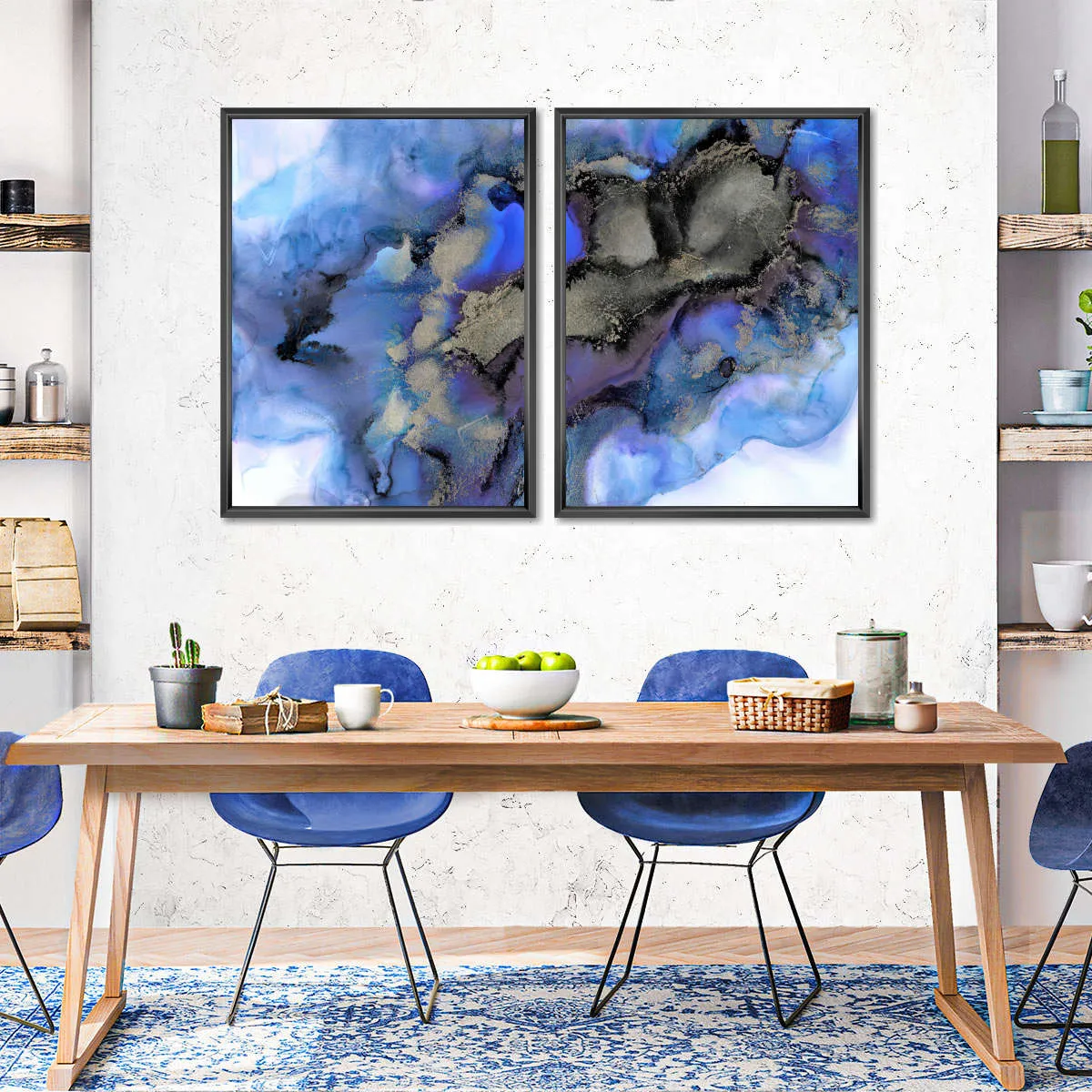 A Blue Mirage Wall Art