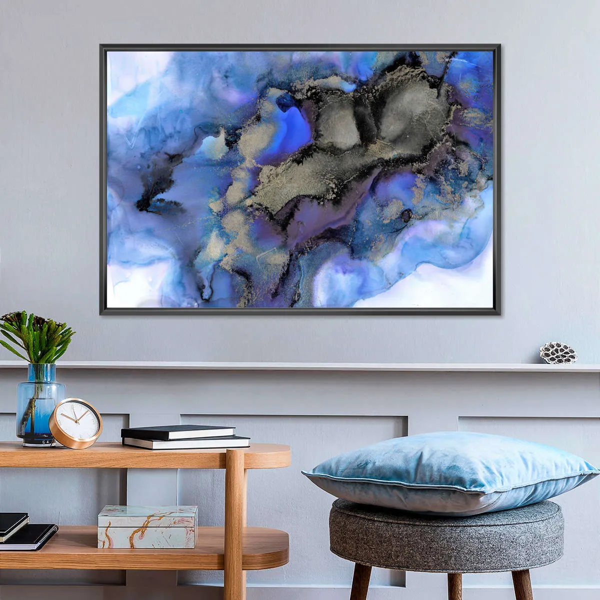 A Blue Mirage Wall Art