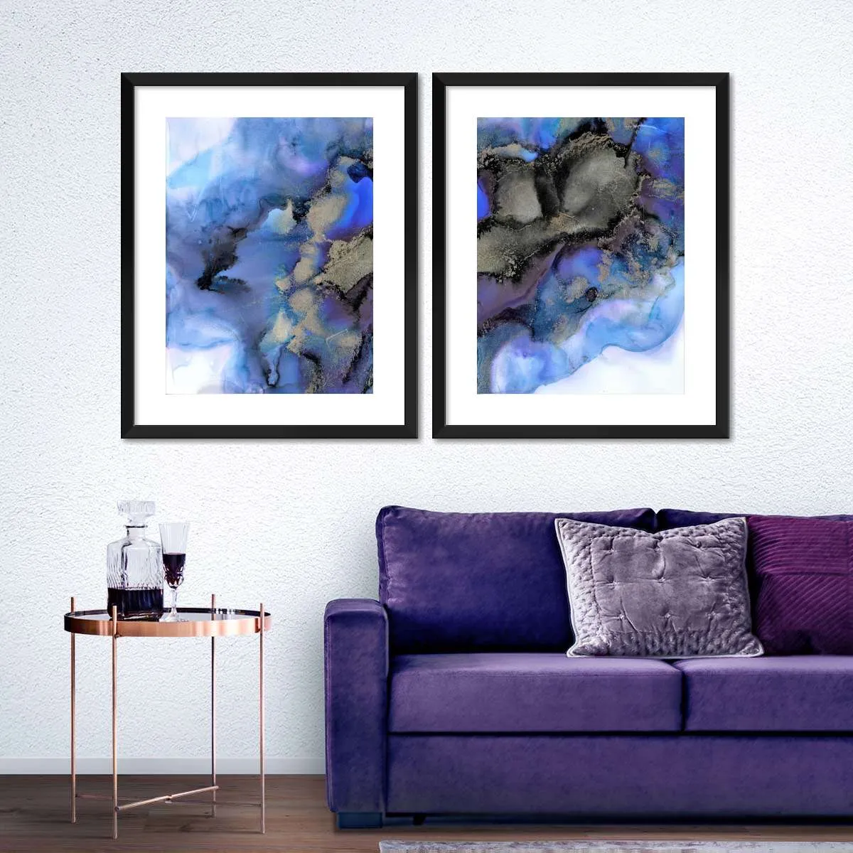 A Blue Mirage Wall Art