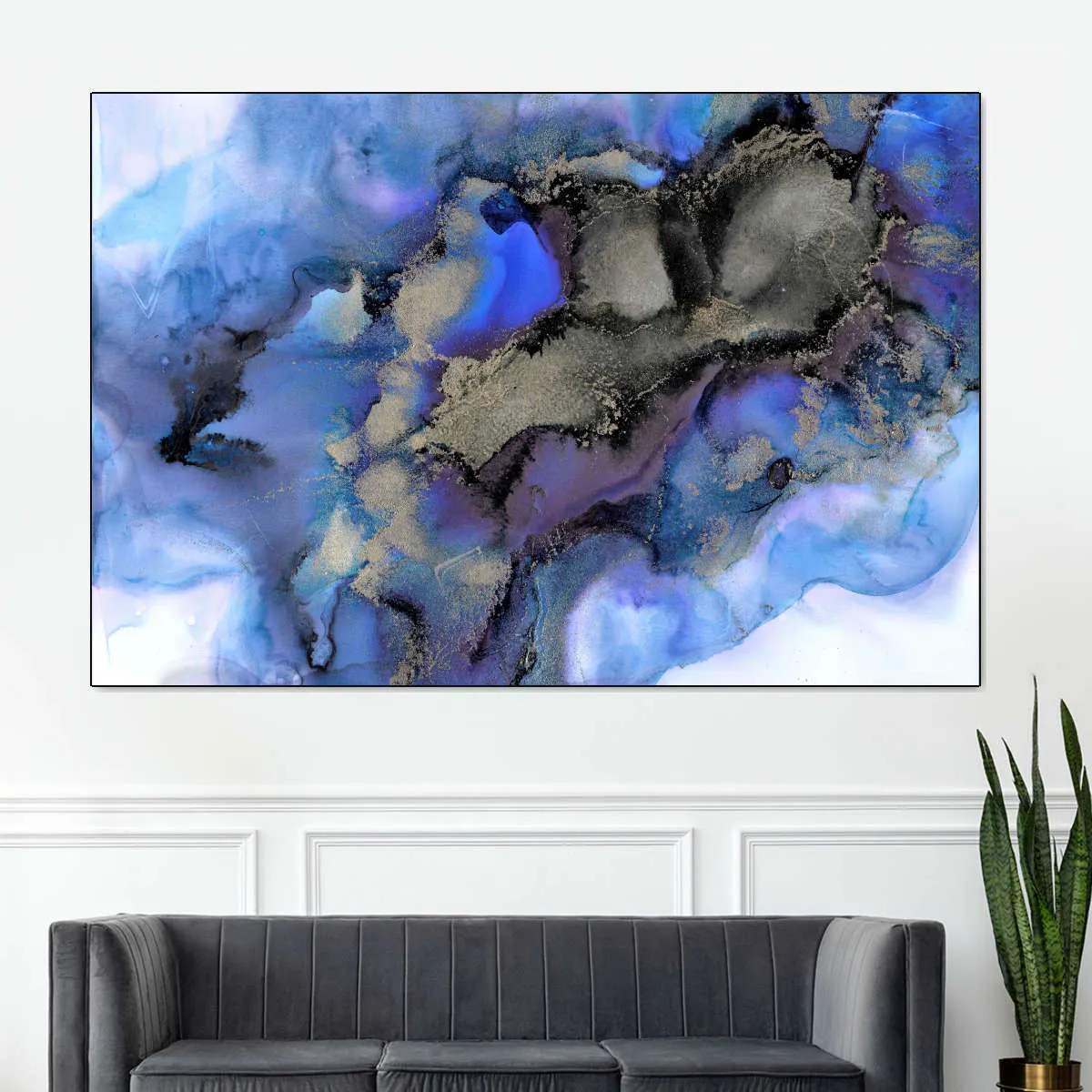 A Blue Mirage Wall Art
