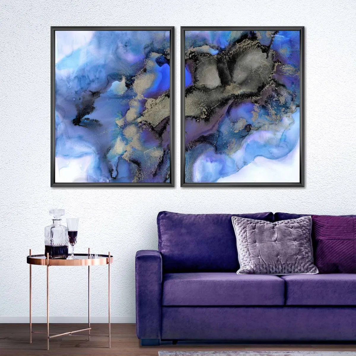 A Blue Mirage Wall Art