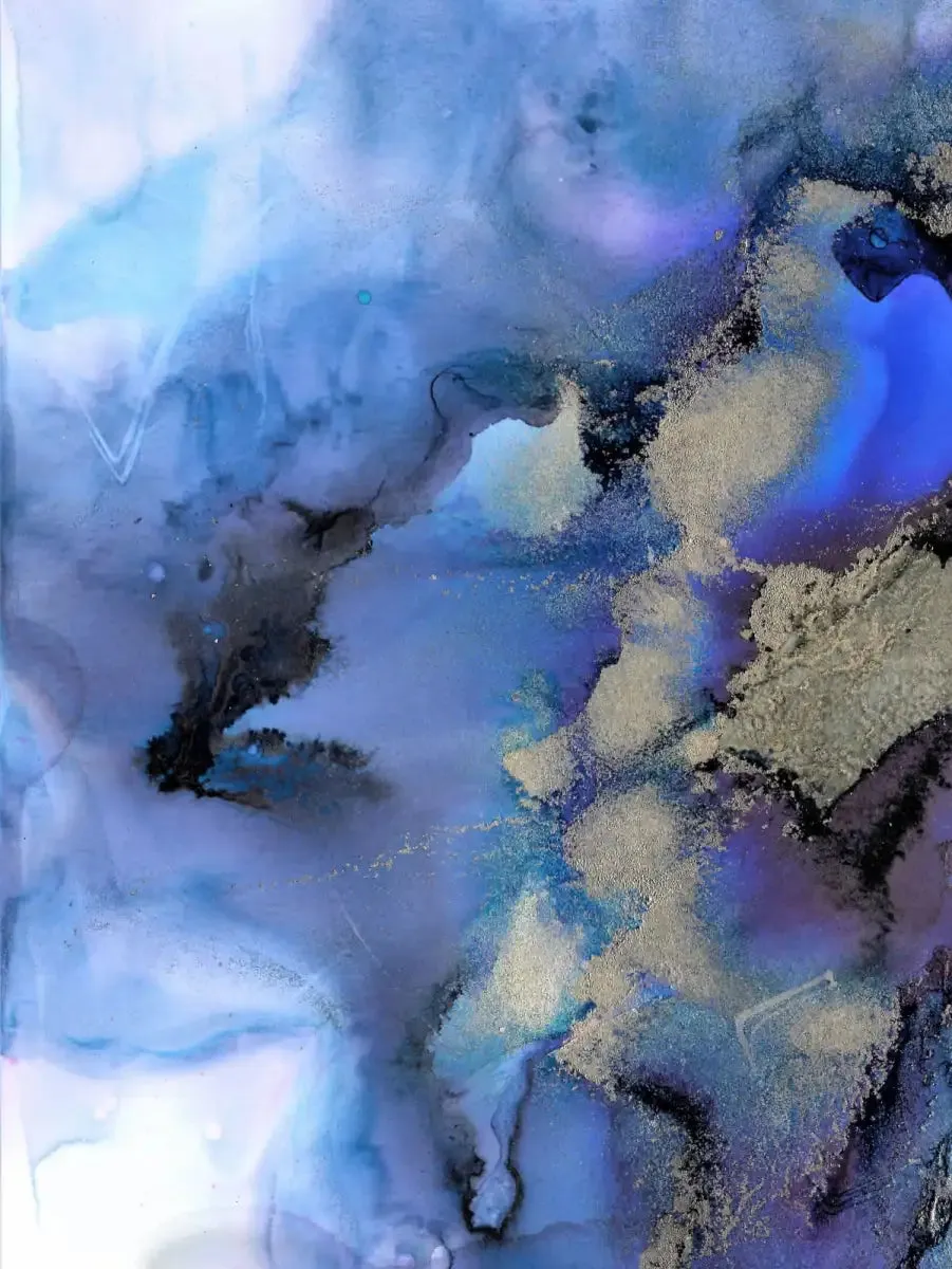 A Blue Mirage Wall Art