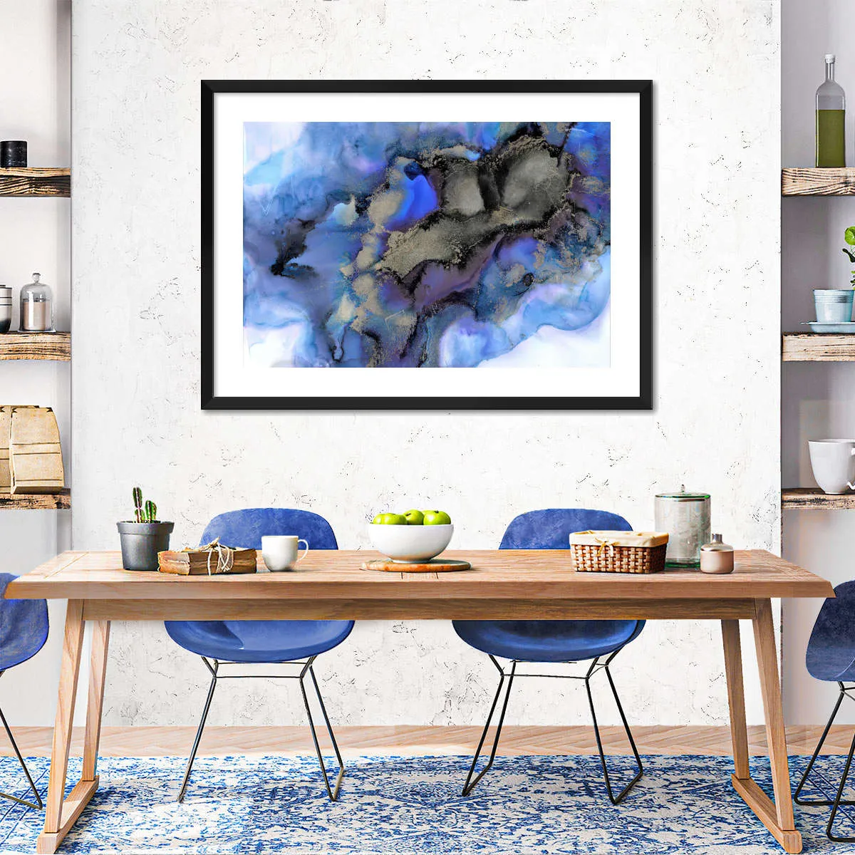 A Blue Mirage Wall Art