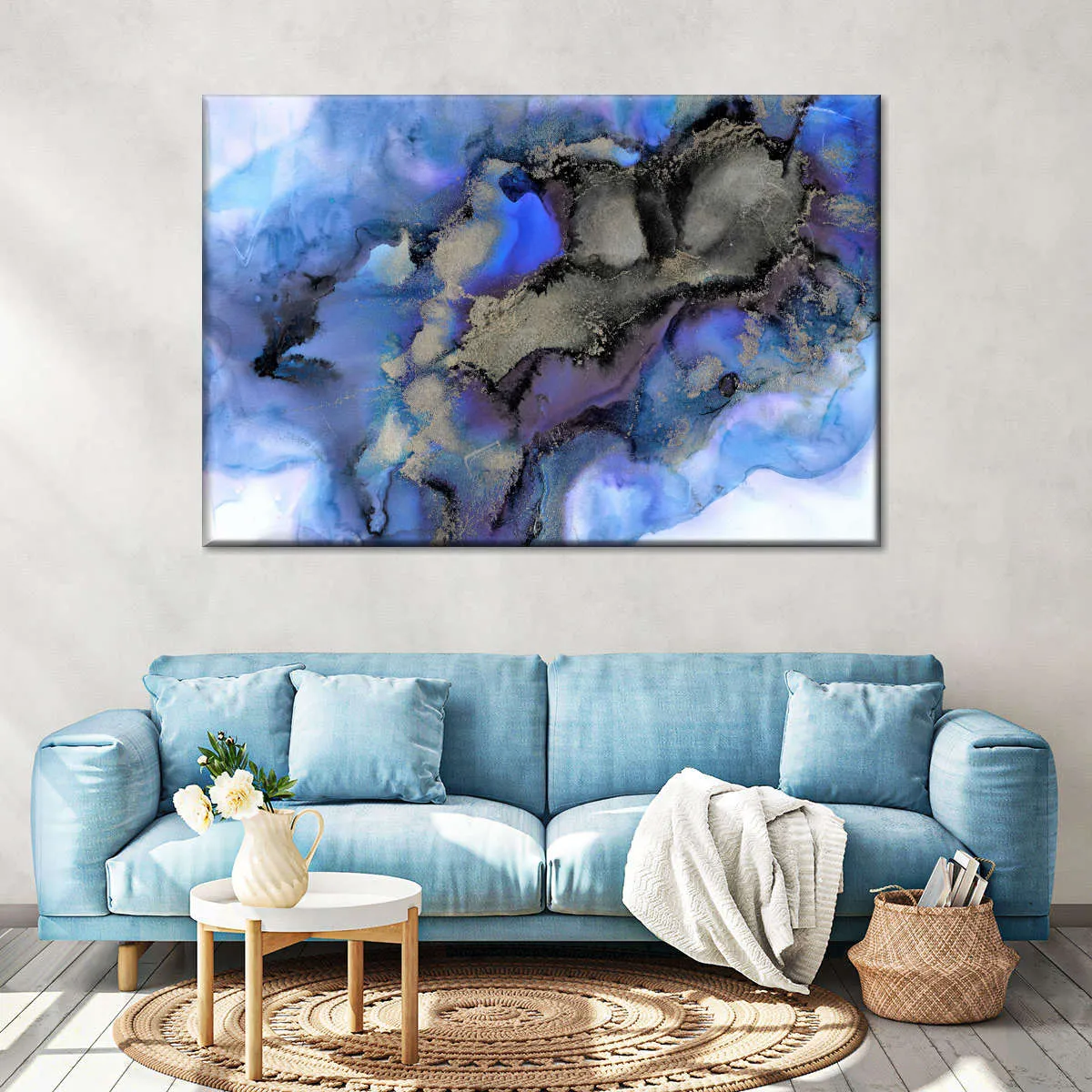 A Blue Mirage Wall Art