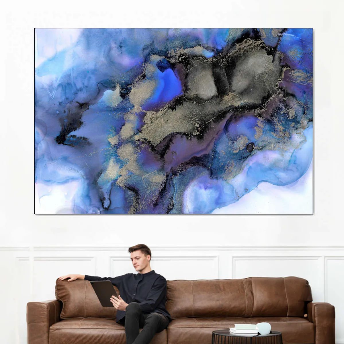 A Blue Mirage Wall Art