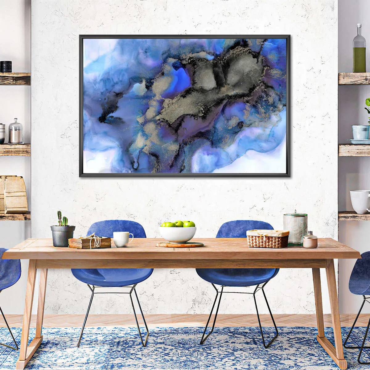 A Blue Mirage Wall Art