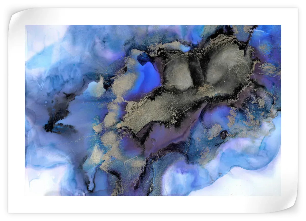 A Blue Mirage Wall Art