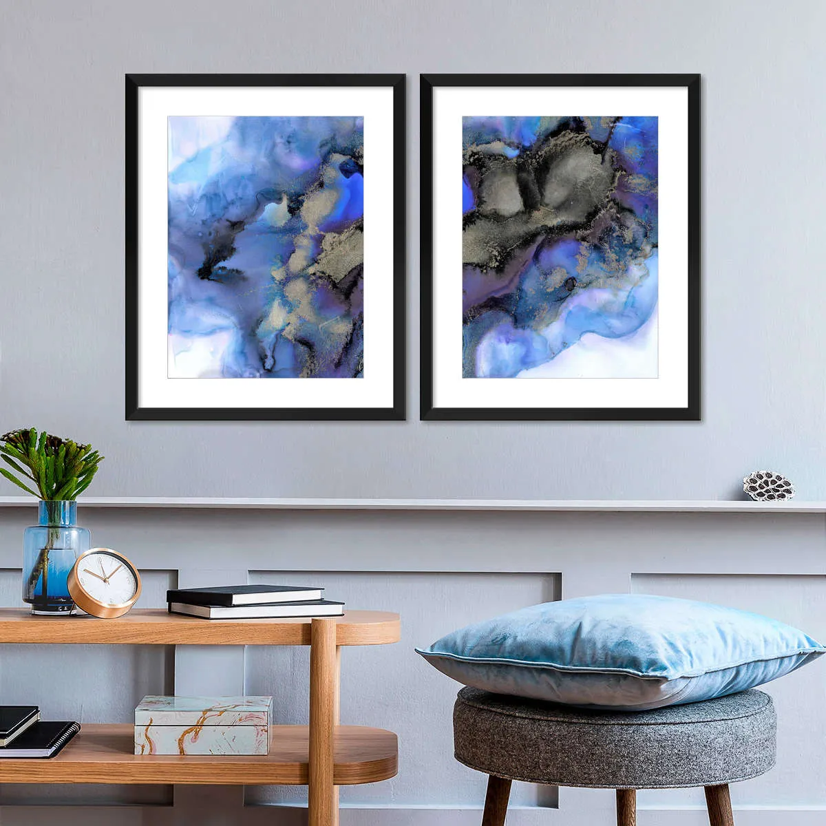 A Blue Mirage Wall Art