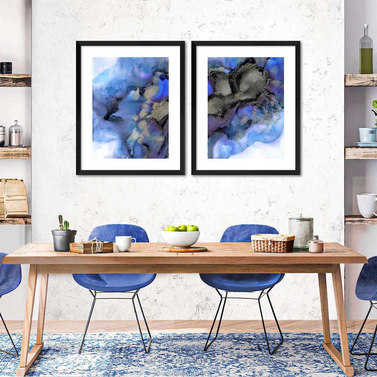 A Blue Mirage Wall Art