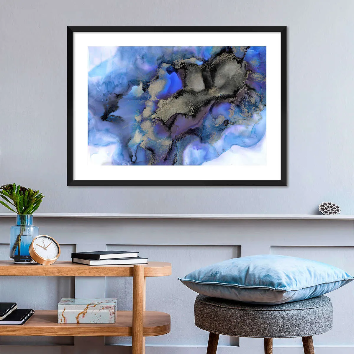 A Blue Mirage Wall Art
