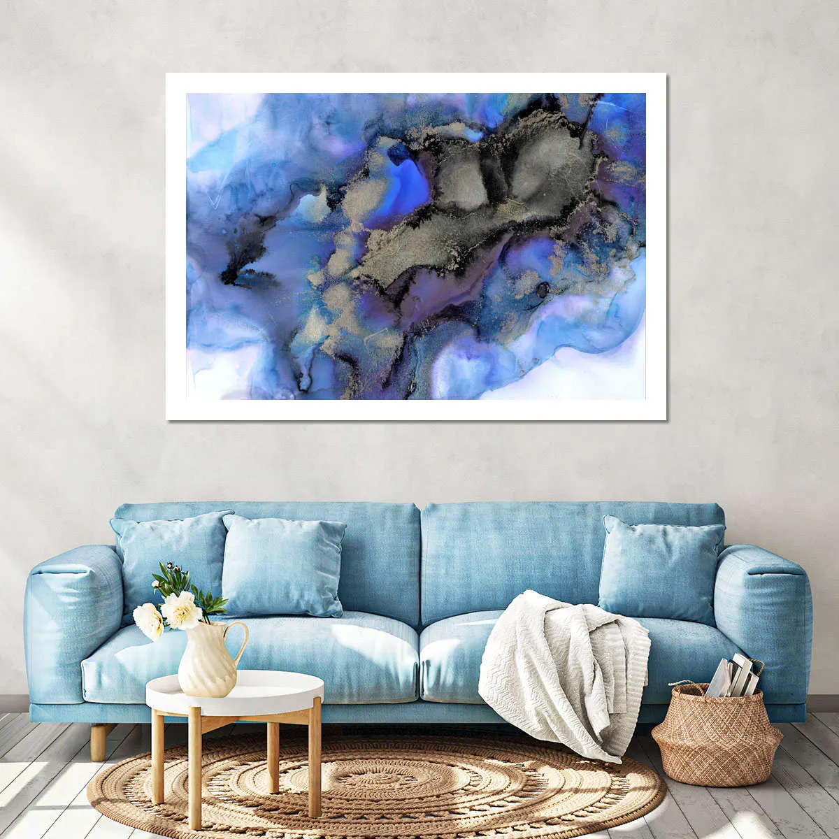 A Blue Mirage Wall Art