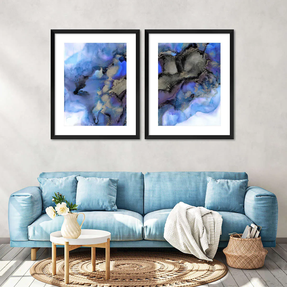 A Blue Mirage Wall Art