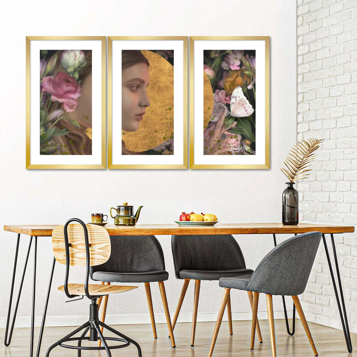 A Butterfly Garden Wall Art