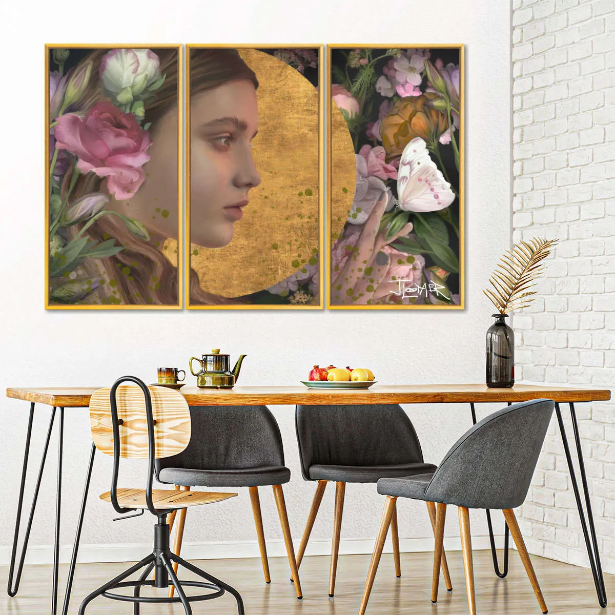 A Butterfly Garden Wall Art
