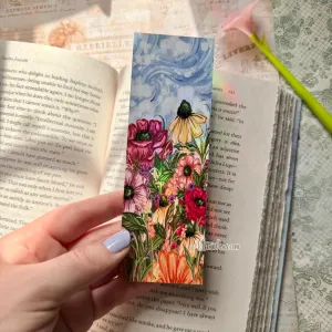 Abstract Garden No. 12 Double Sided Bookmark