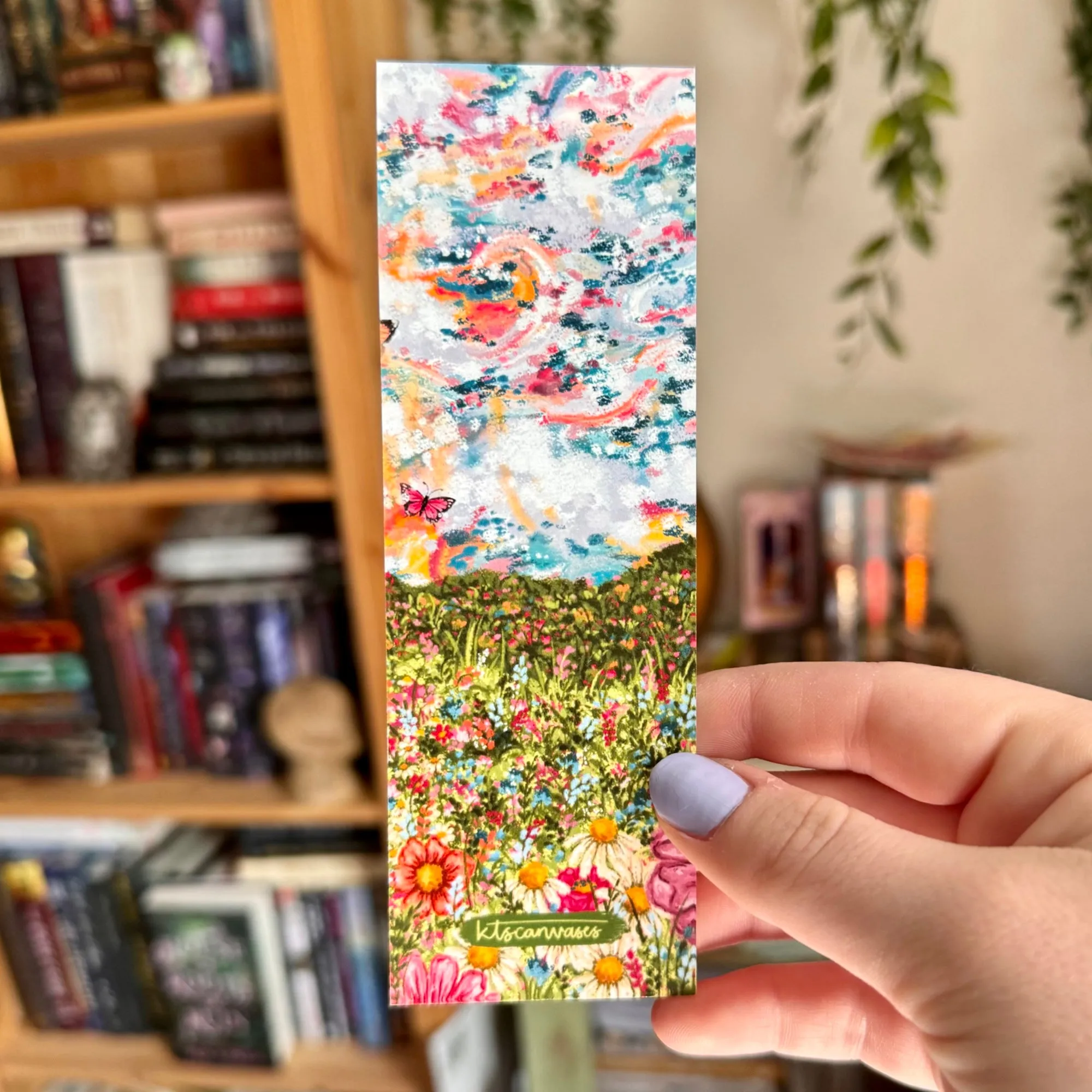 Abstract Garden No. 17 Double Sided Bookmark
