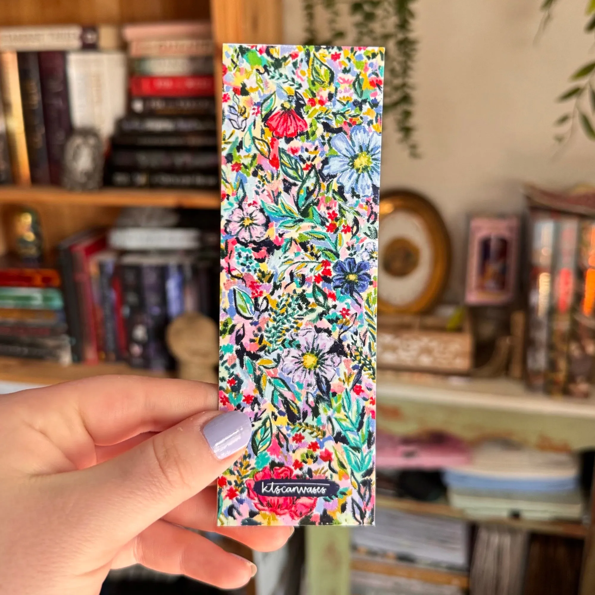 Abstract Garden No. 5 Double Sided Bookmark