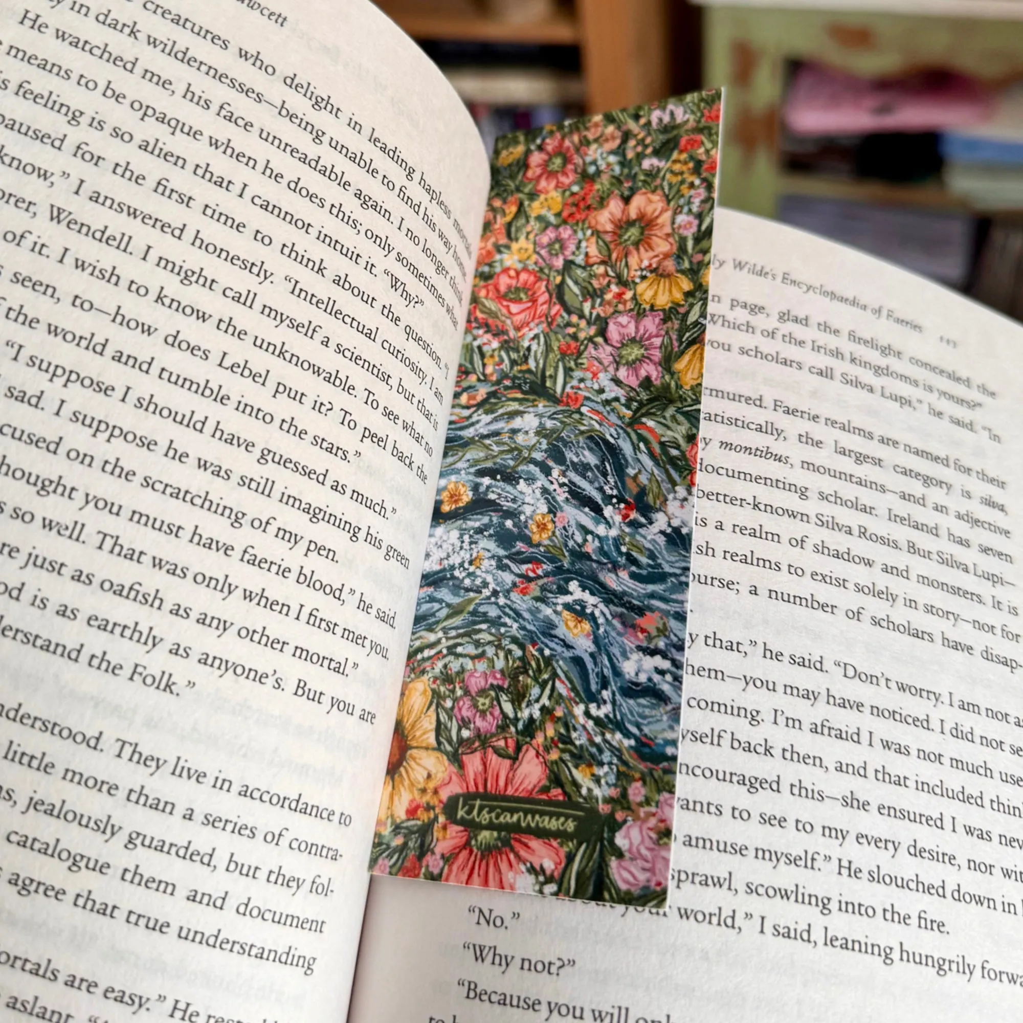 Abstract Garden No. 9 Double Sided Bookmark