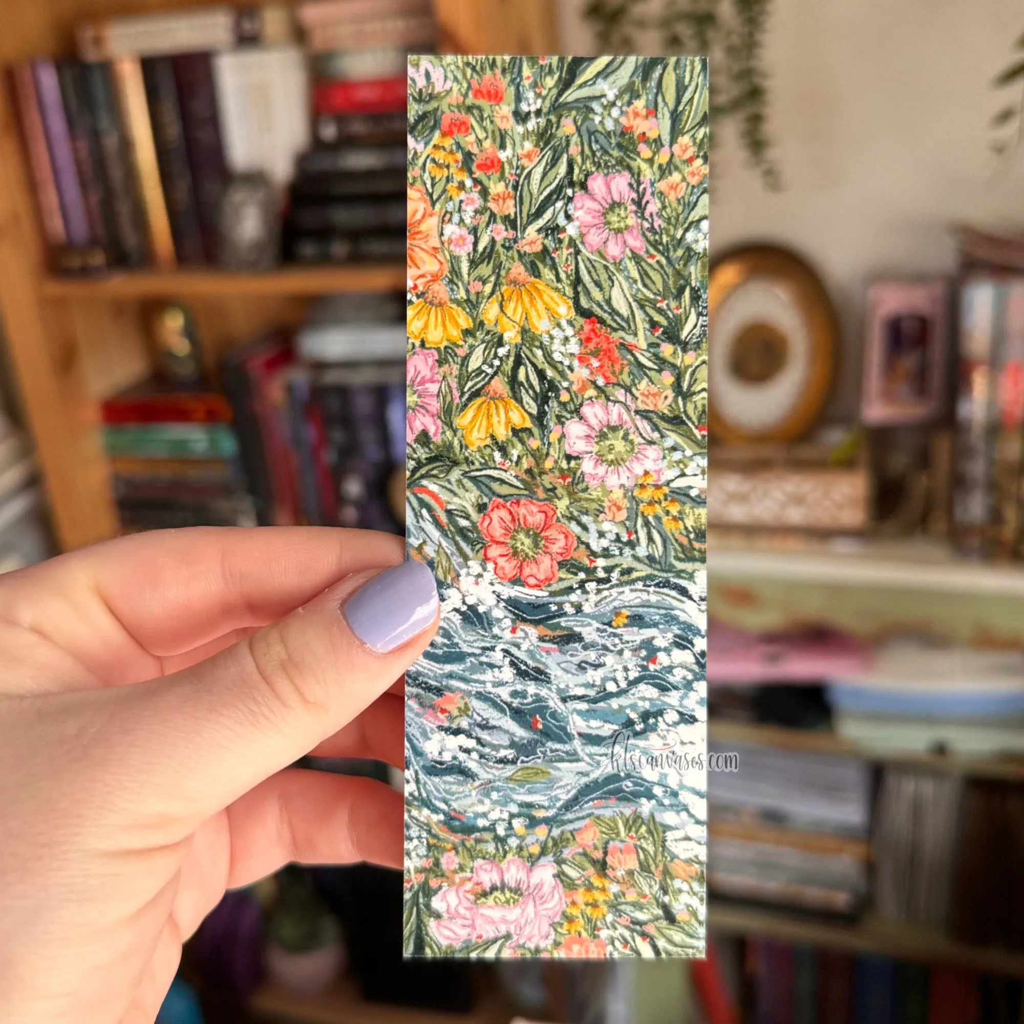 Abstract Garden No. 9 Double Sided Bookmark