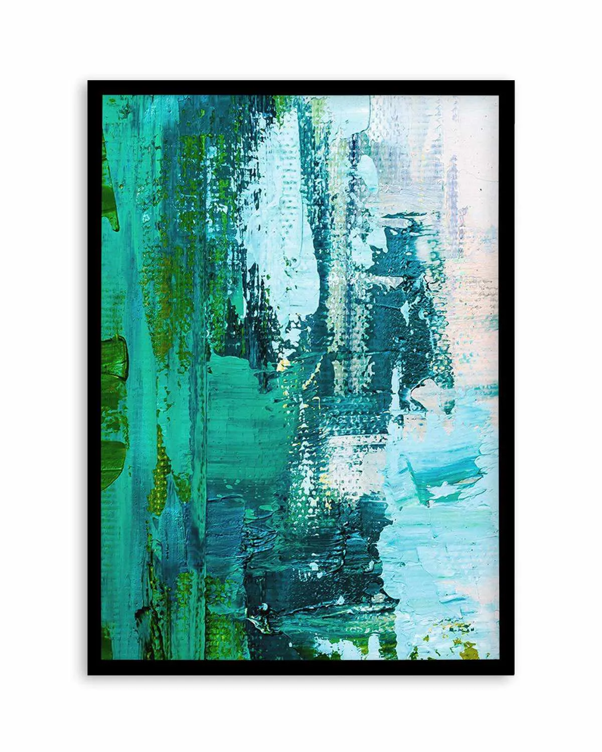 Abstract Green Acrylic I Art Print