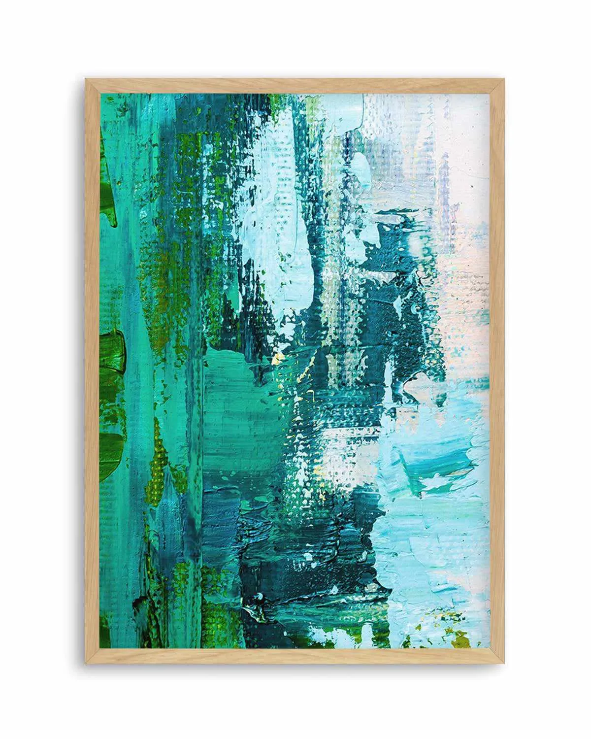 Abstract Green Acrylic I Art Print