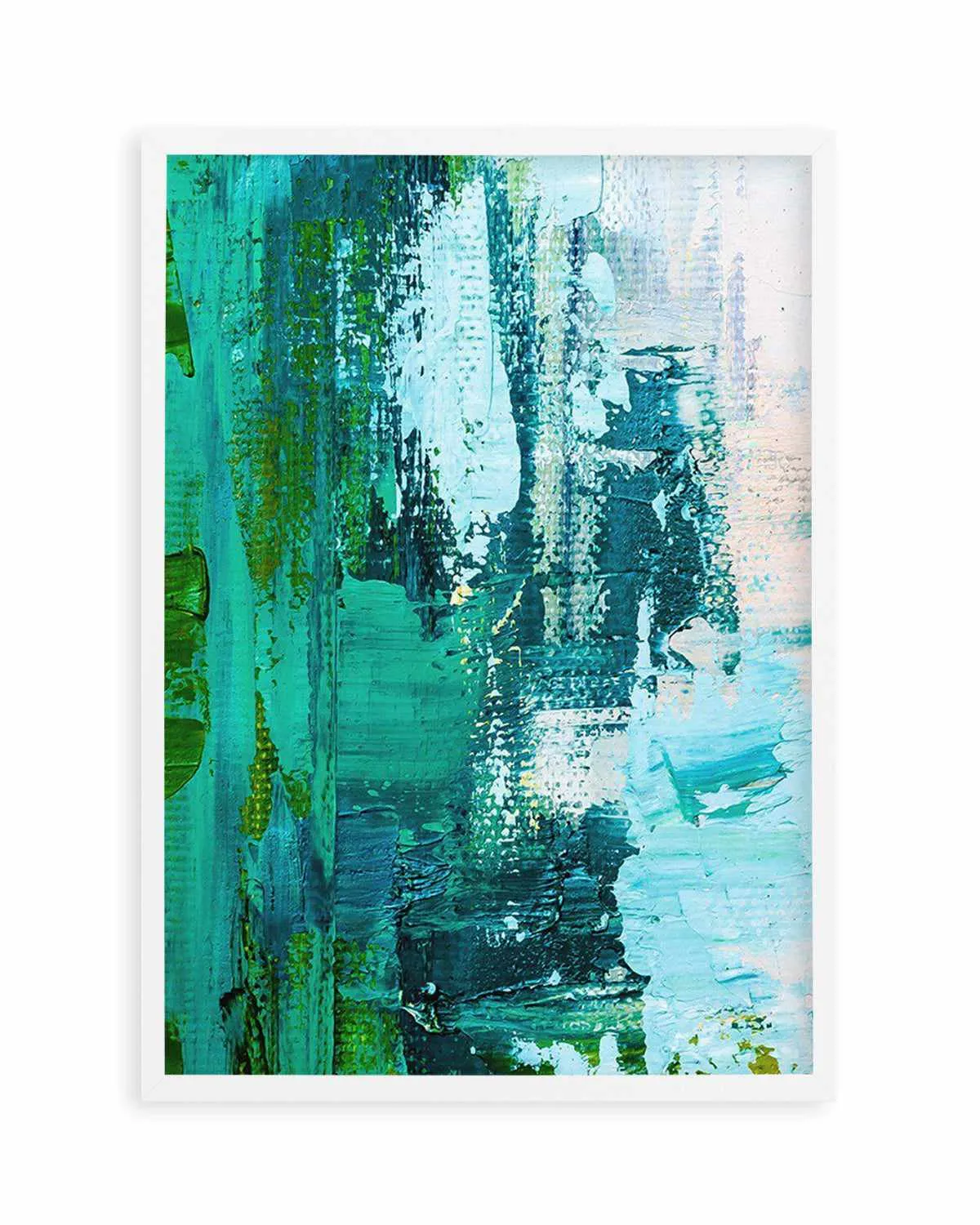 Abstract Green Acrylic I Art Print