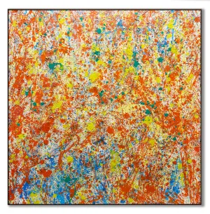Abstract Oil Painting - Burst of Creation