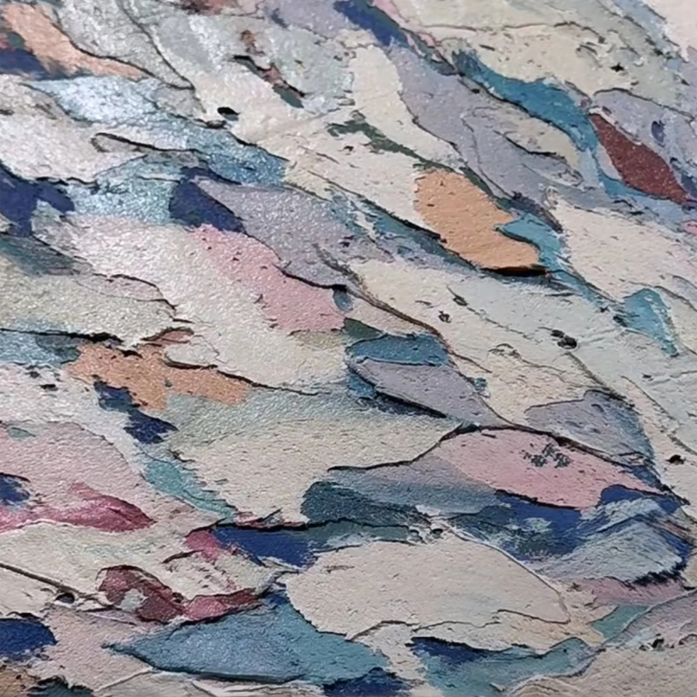 Abstract Oil Painting - Center Of The Mind