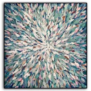 Abstract Oil Painting - Center Of The Mind