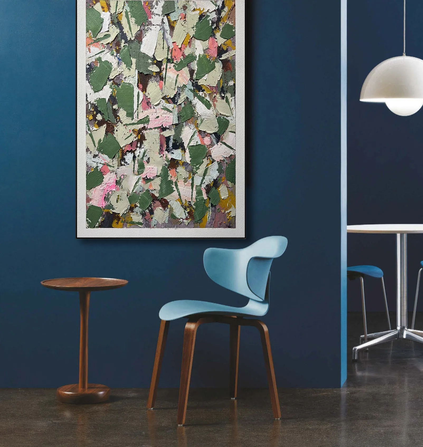 Abstract Oil Painting - Fragments of Growth