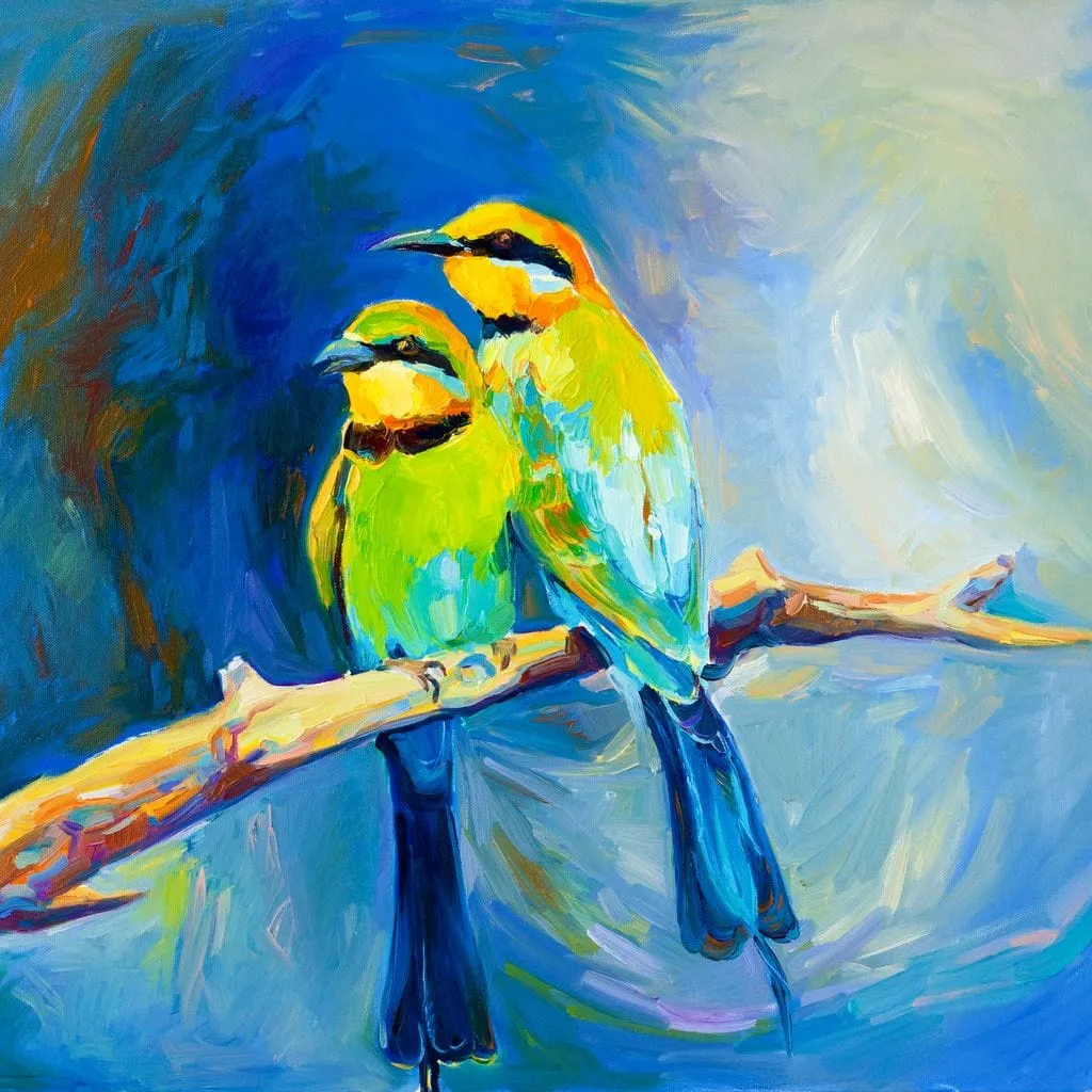 Blue Tailed Bee Eaters