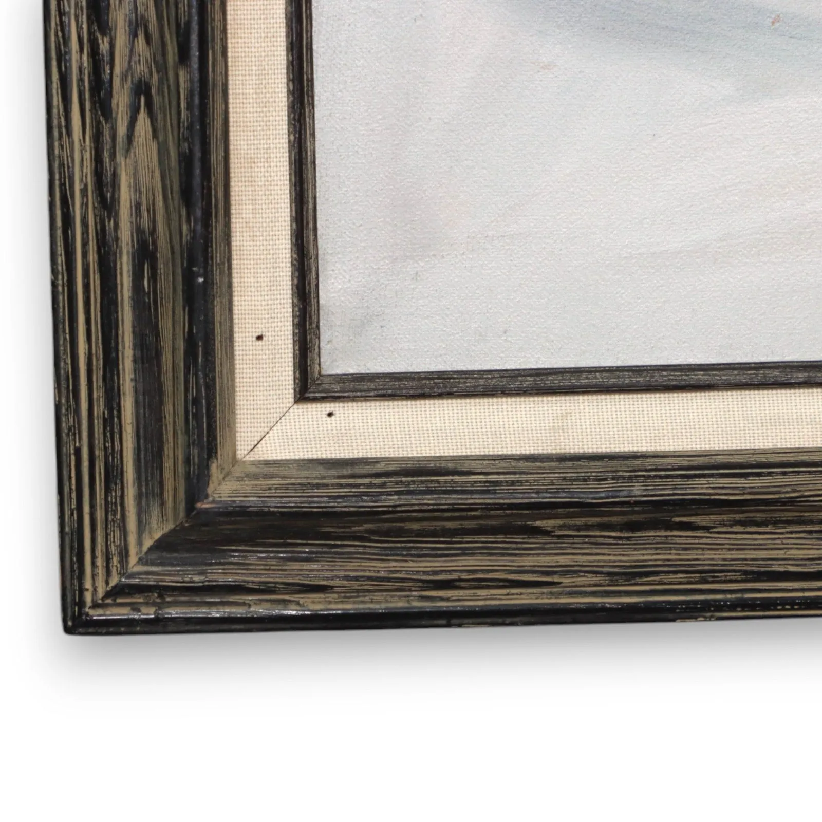 Boudoir Oil on Canvas 29x53 Framed Vintage 1970's