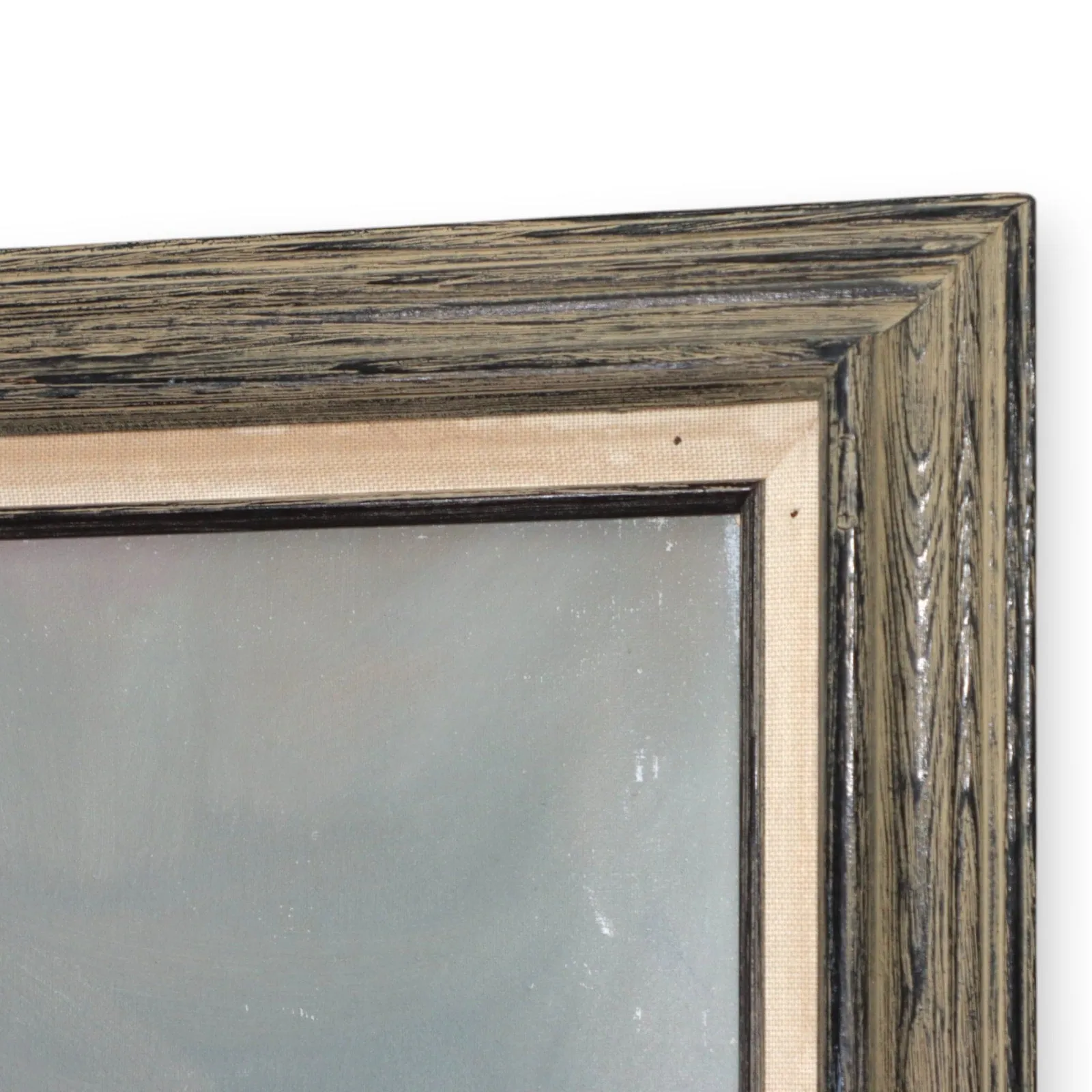 Boudoir Oil on Canvas 29x53 Framed Vintage 1970's