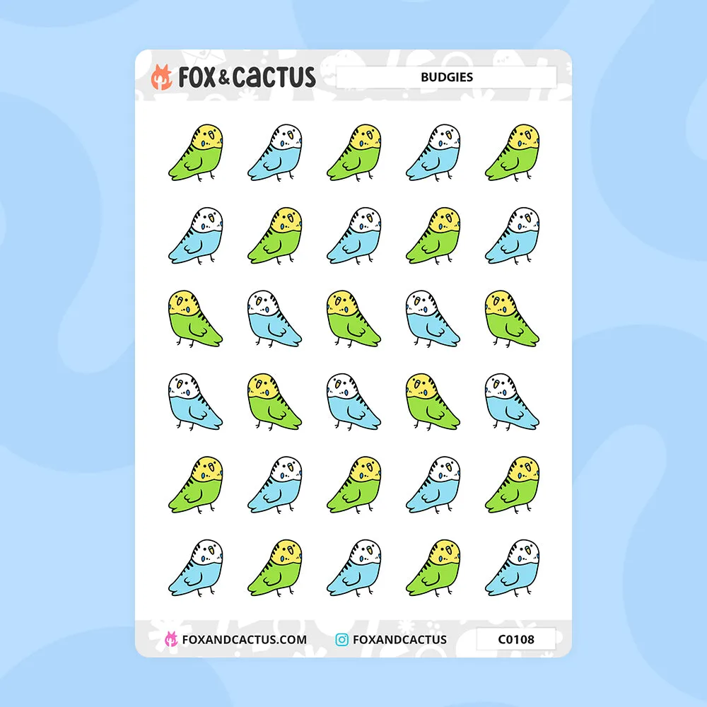 Budgie Stickers