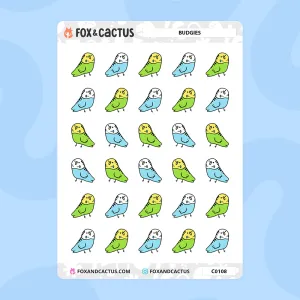 Budgie Stickers