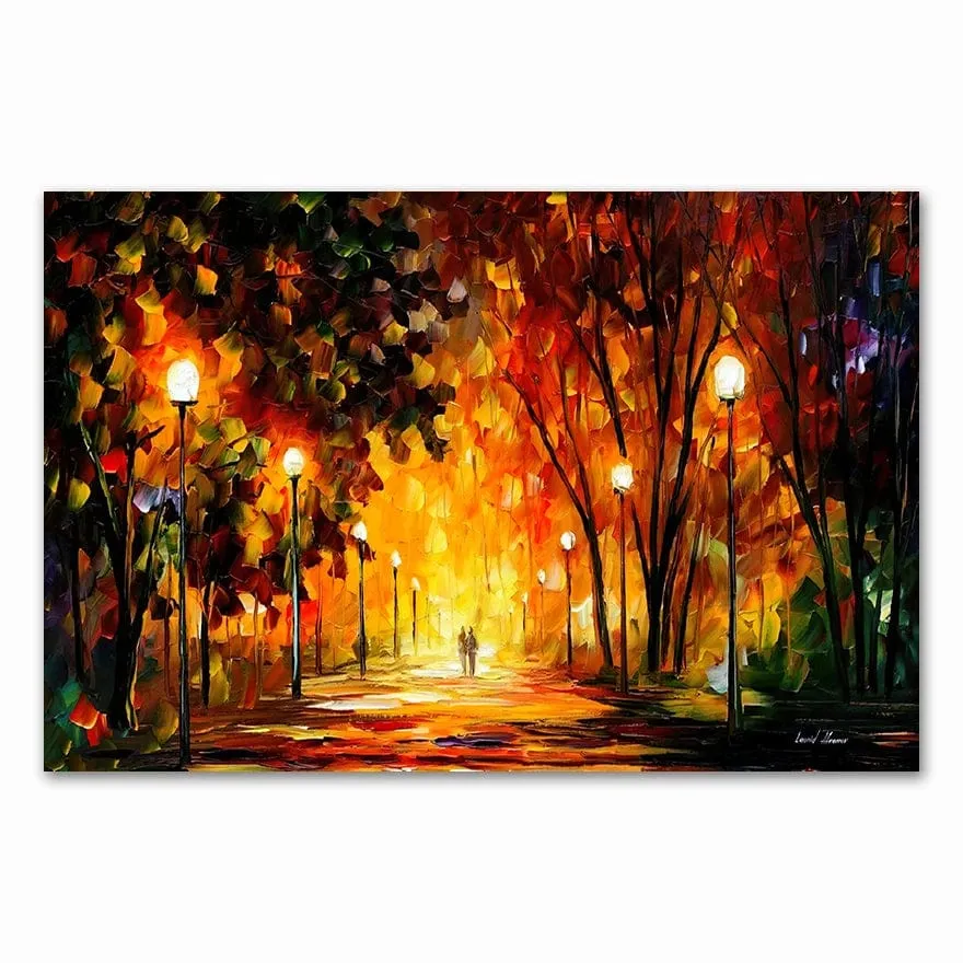Colourful Abstract Landscape Scenery Oil Painting Wall Art Canvas Prints