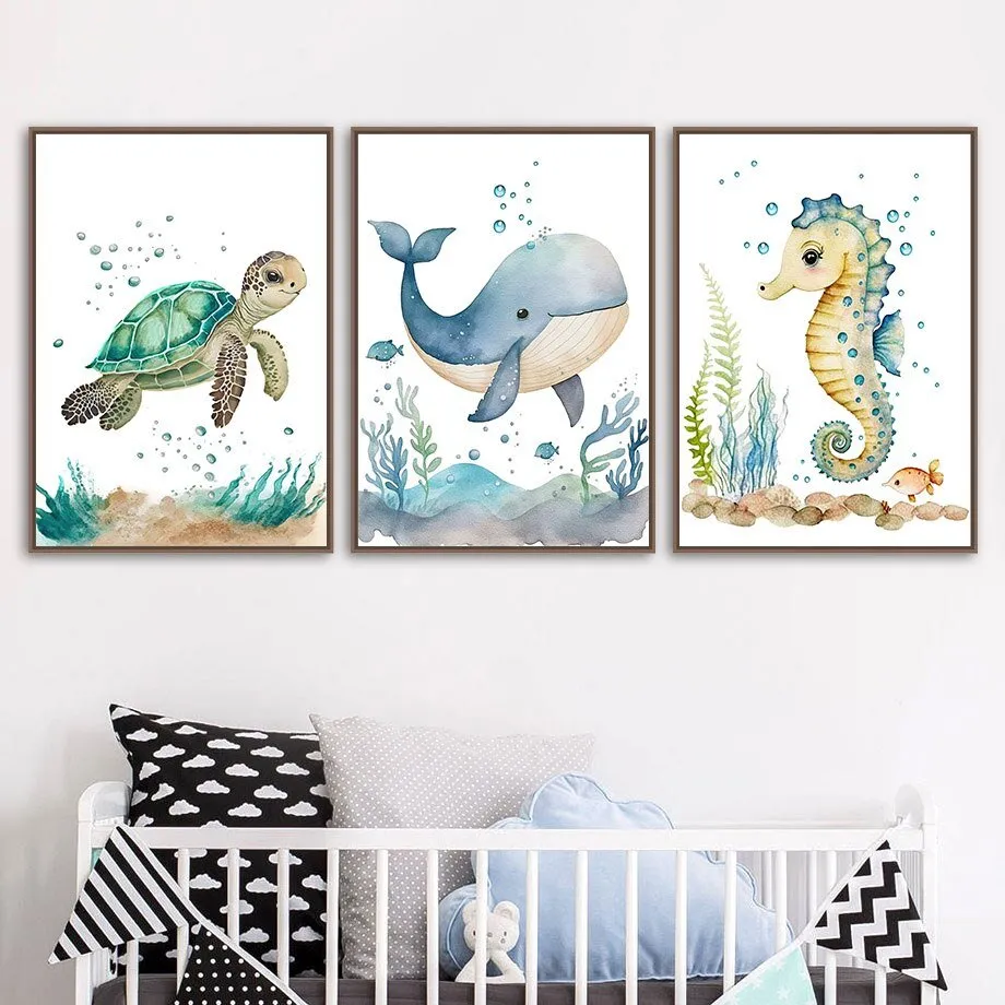 Nordic Canvas Nursery Wall Art