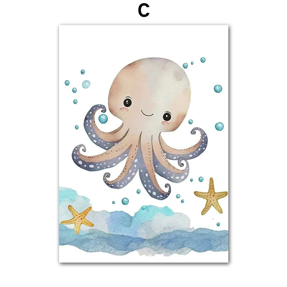 Nordic Canvas Nursery Wall Art