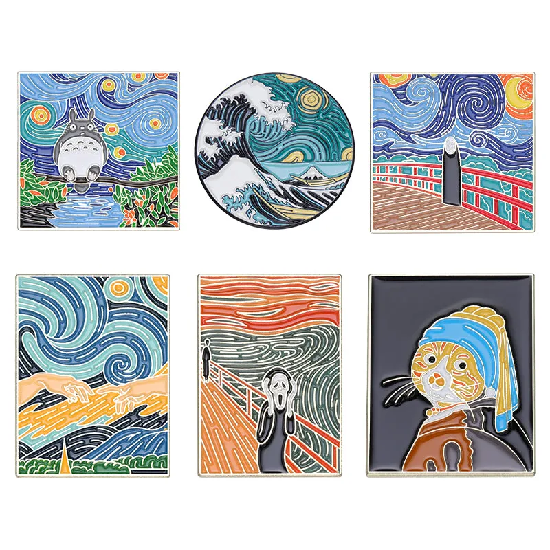 Oil Painting Pin
