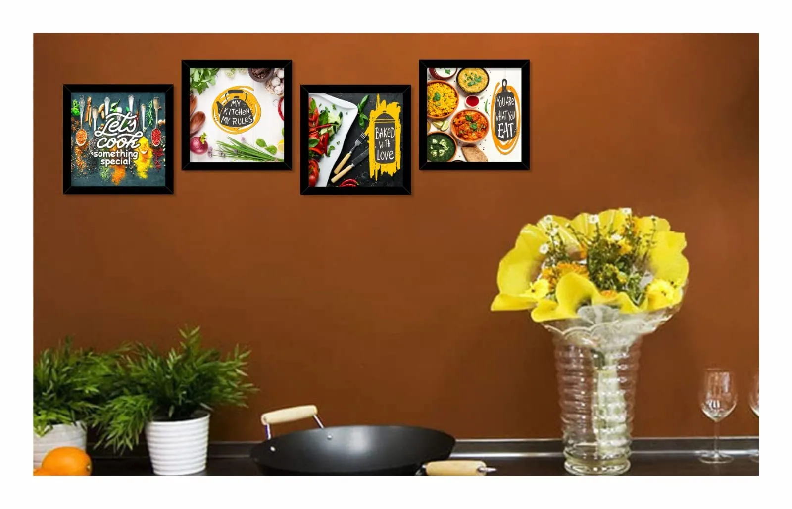 PAPER PLANE DESIGN Kitchen Decoration Frames Home Decor (A)