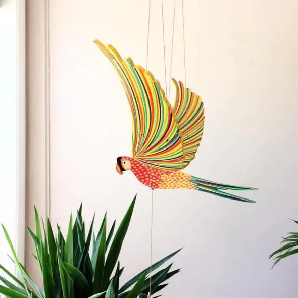 Parrot Macaw Flying Bird Mobile
