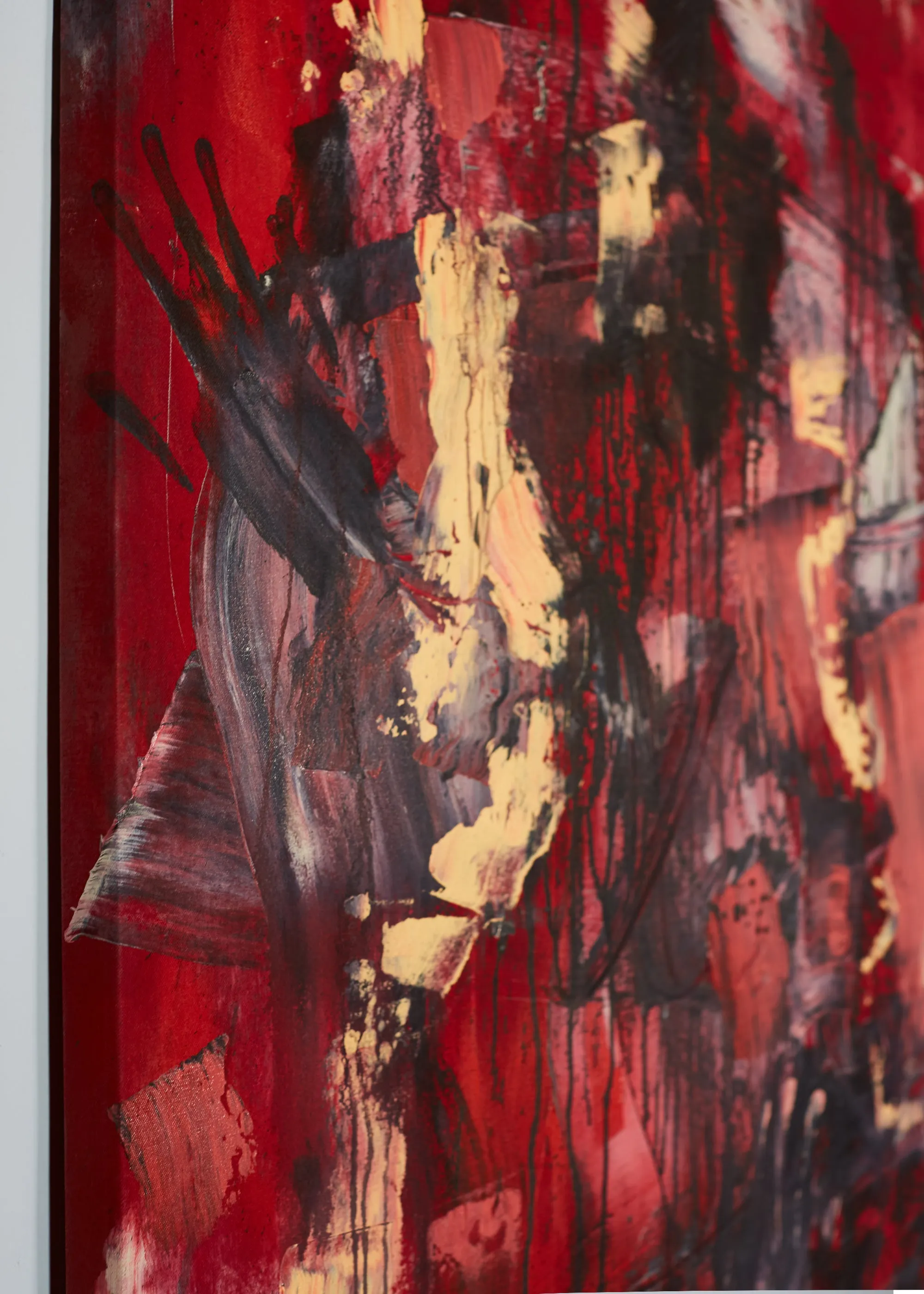 red day, 2023. 48"x60".