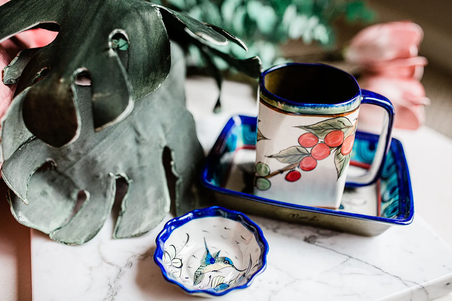 Wild Bird Rectangle Dish